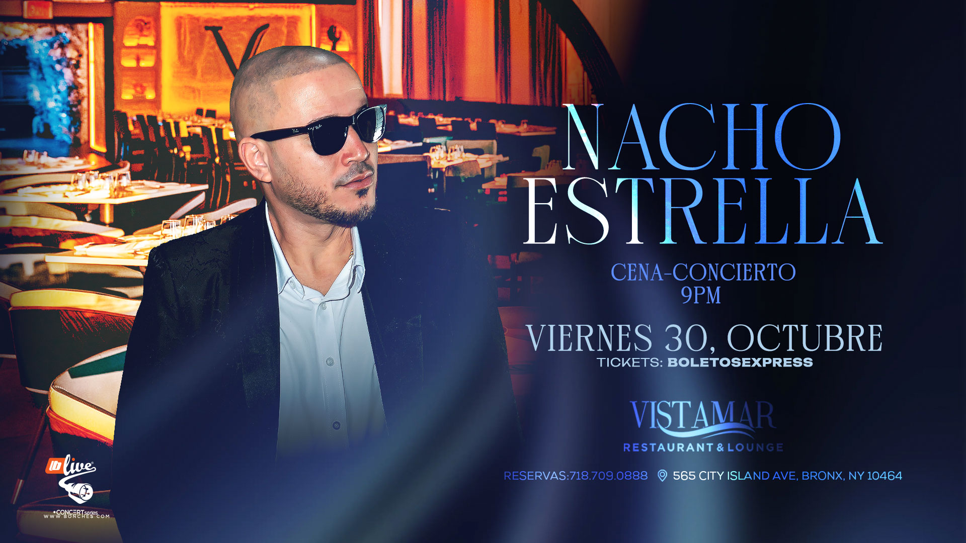 Nacho Estrella en Vistamar – Concierto en el Bronx